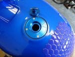 Blue Cobalt blue Fuel tank Auto part Electric blue